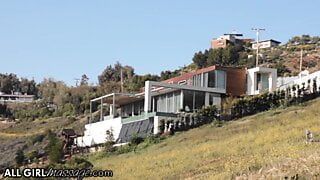 AllGirlMassage Lesbian Step-Daughters Massage MILF Mommy!