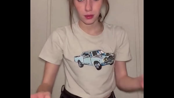 (STRIP TEASE) OF petite with girl 18 yo undressing